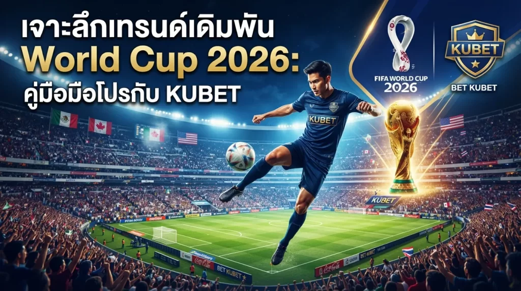 เจาะลึกเทรนด์เดิมพัน World Cup 2026: คู่มือมือโปรกับ KUBET