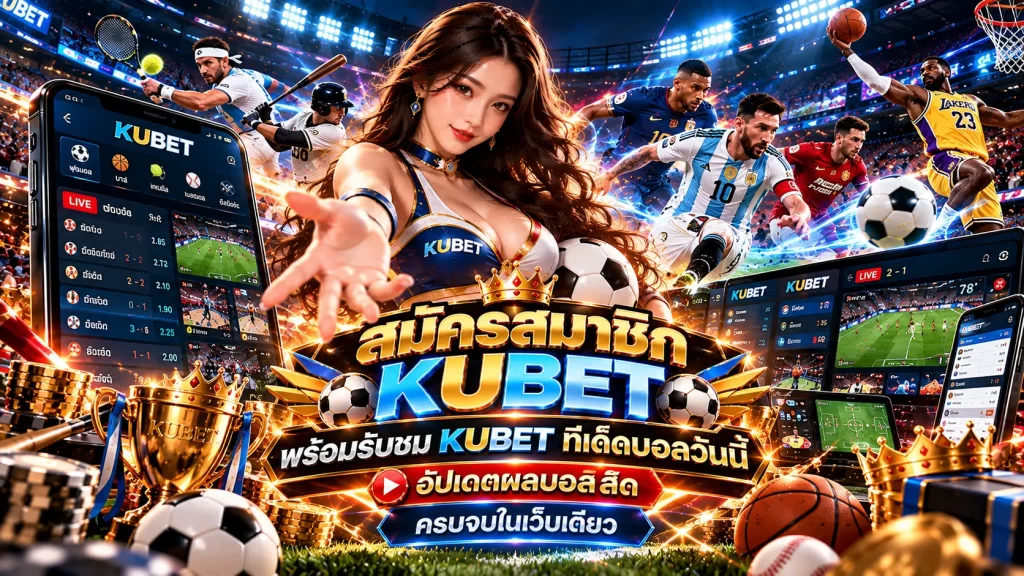 สมัครสมาชิก KUBET พร้อมรับชม KUBET ทีเด็ดบอลวันนี้ อัปเดตผลบอลสด ครบจบในเว็บเดียว